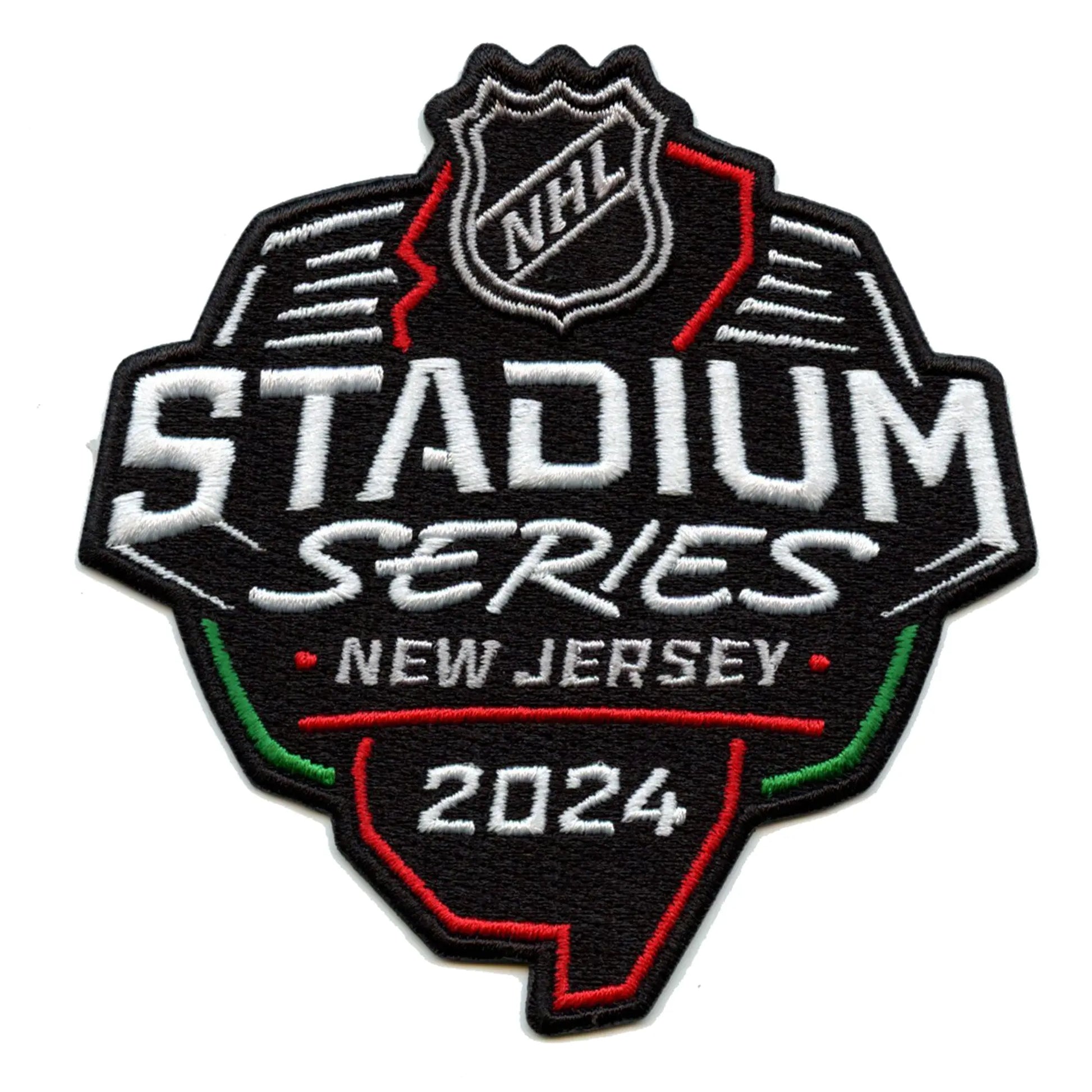 2024 NHL Stadium Series Game Jersey Patch New Jersey Devils