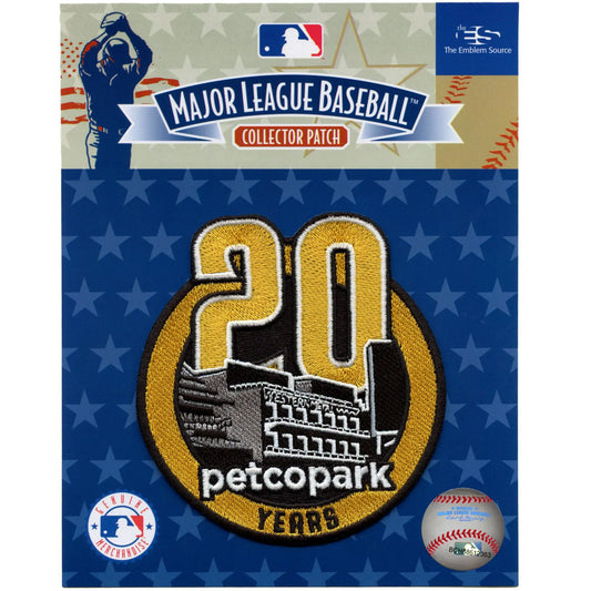 2024 San Diego Padres 20th Anniversary Patch Petcopark