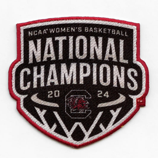 2024 Women's Basketball NCAA National Champions South Carolina Patch Sublimation