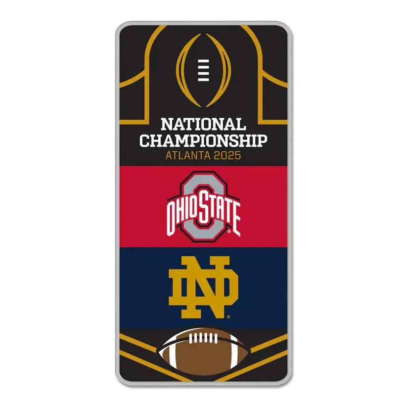 2025 College National Championship Game Dueling Pin Notre Dame Vs Ohio State