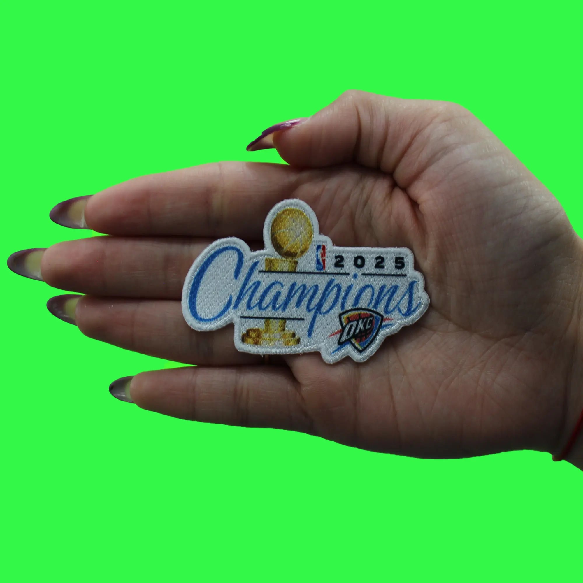 2025 NBA Finals Champions Oklahoma City Thunder Official Patch