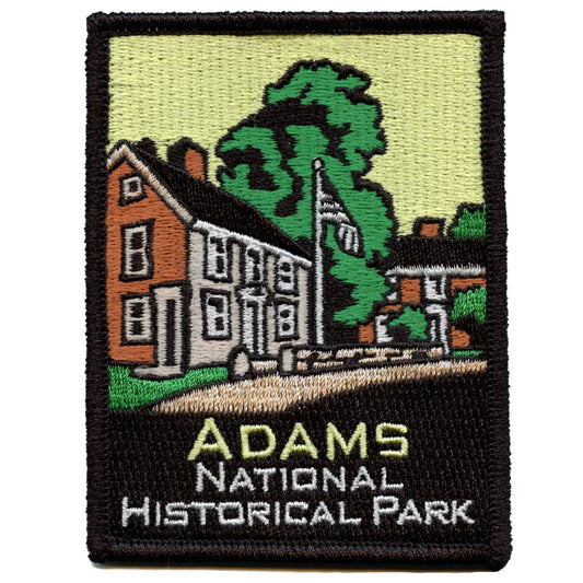 Adams National Historical Park Patch Massachusetts Travel Embroidered Iron On