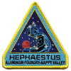 For All Of Mankind Patch Hephaestus Aluminum Founory Happy Valley Embroidered Iron On