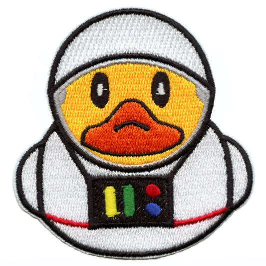Rubber Duck Astronaut Patch Outer Space Animal Embroidered Iron on