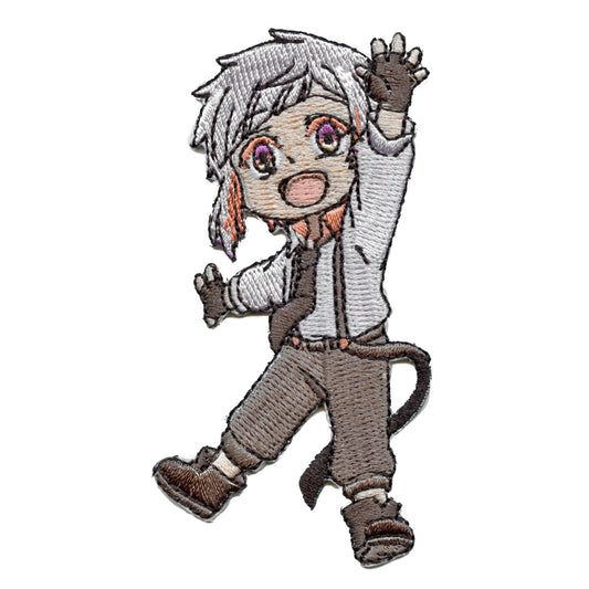Bungo Stray Dogs Wan Patch Atsushi Waiving Anime Embroidered Iron On