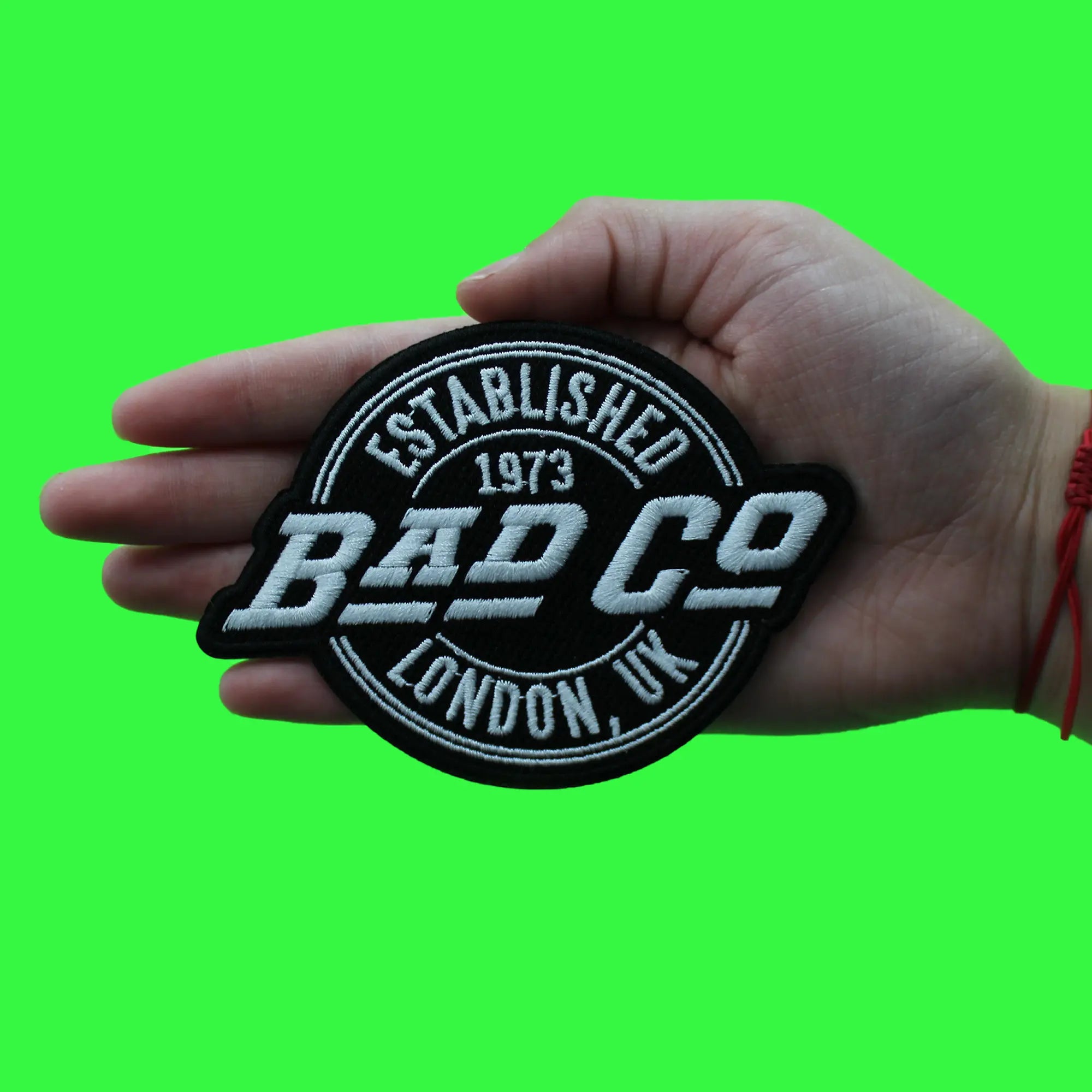 Bad Company EST 1973 Patch Classic Logo Rock Supergroup Embroidered Iron On