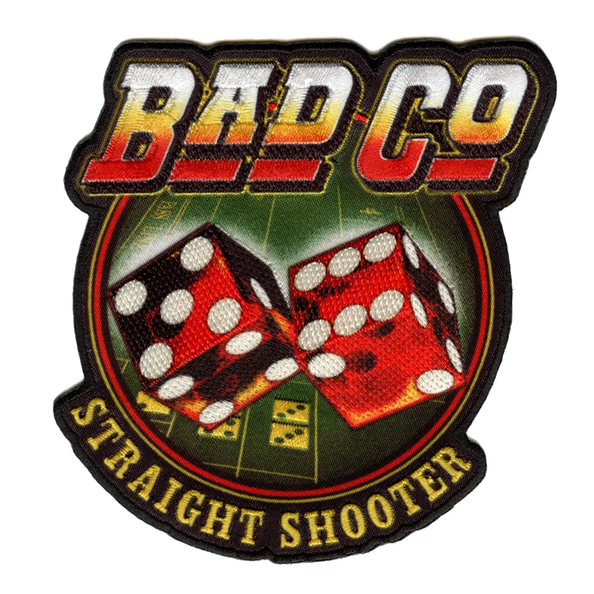Bad Company Straight Shooter Patch Classic Rock Supergroup Embroidered Iron On