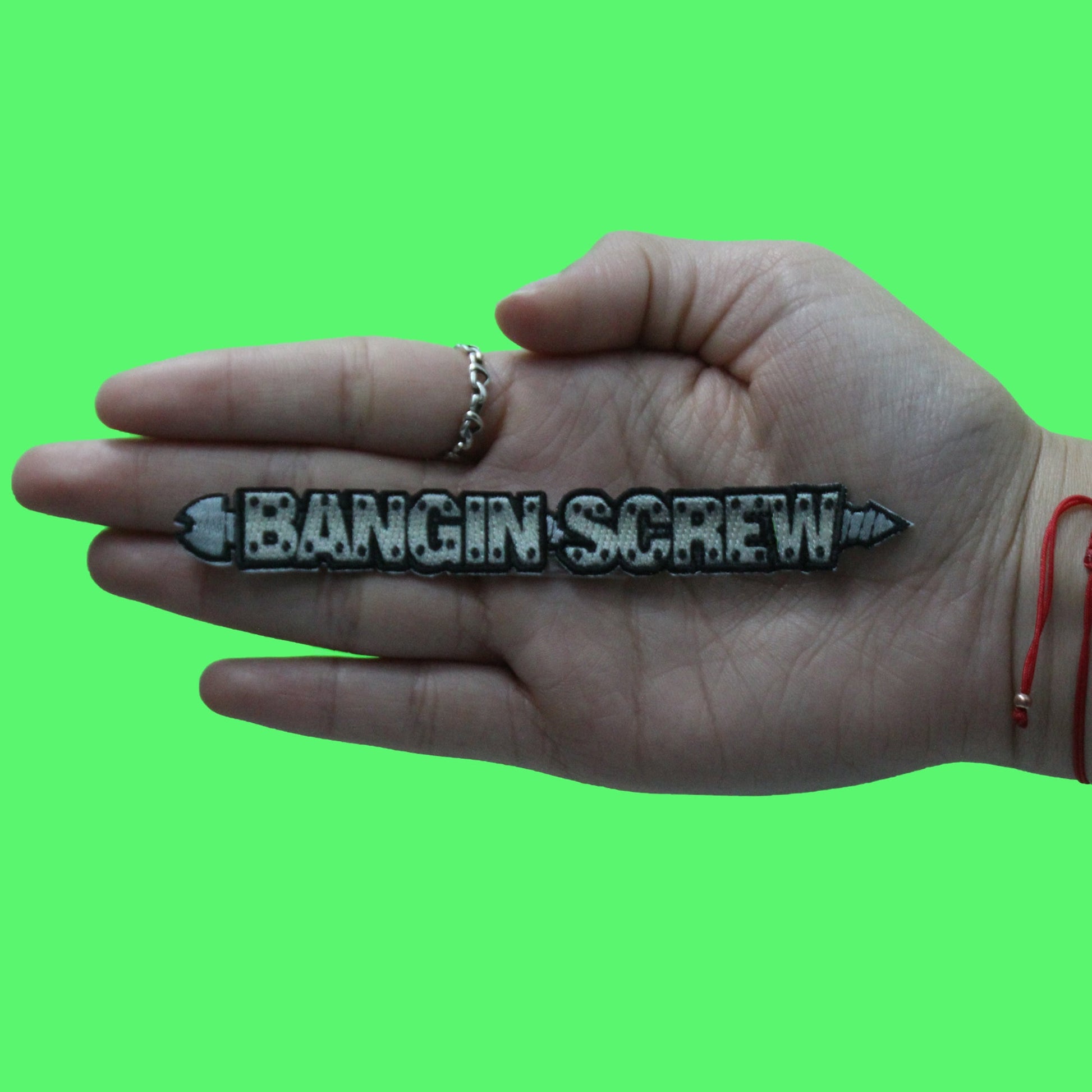 Bangin Screw Tool Patch Houston Screwston Beat Embroidered Iron On