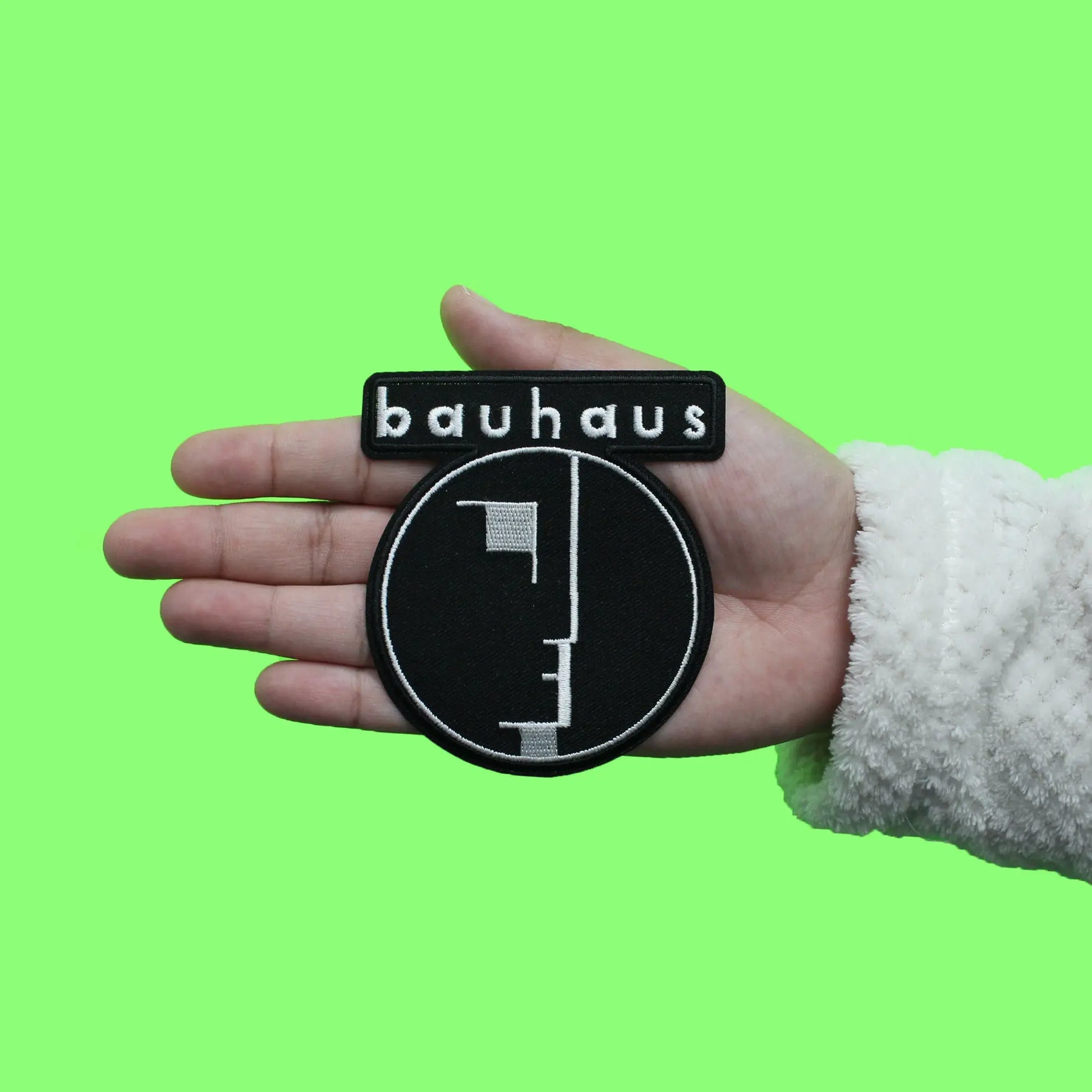 Bauhaus Artistic Movement Logo Patch German Abstract Embroidered Iron On