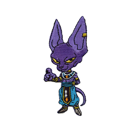 Dragon Ball Z Beerus Character Anime Embroidered Iron On Patch