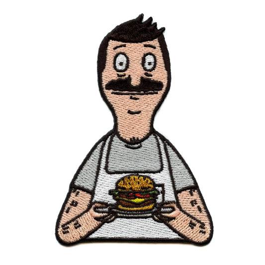 Burger Restaurant TV Show Patch Bob Sitcom Embroidered Iron On
