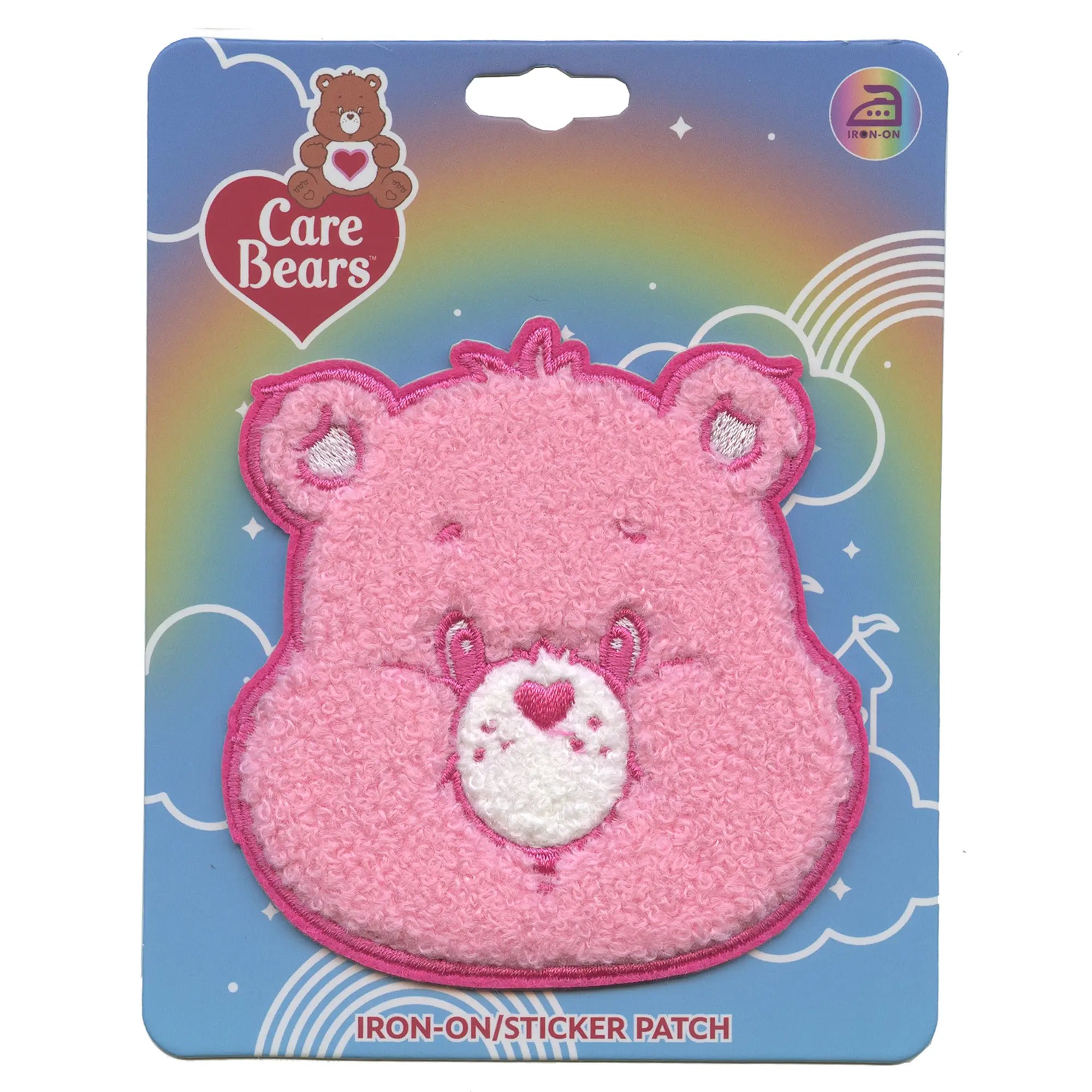 Cheer Care Bear Patch TV Kids Cartoon Chenille Iron On