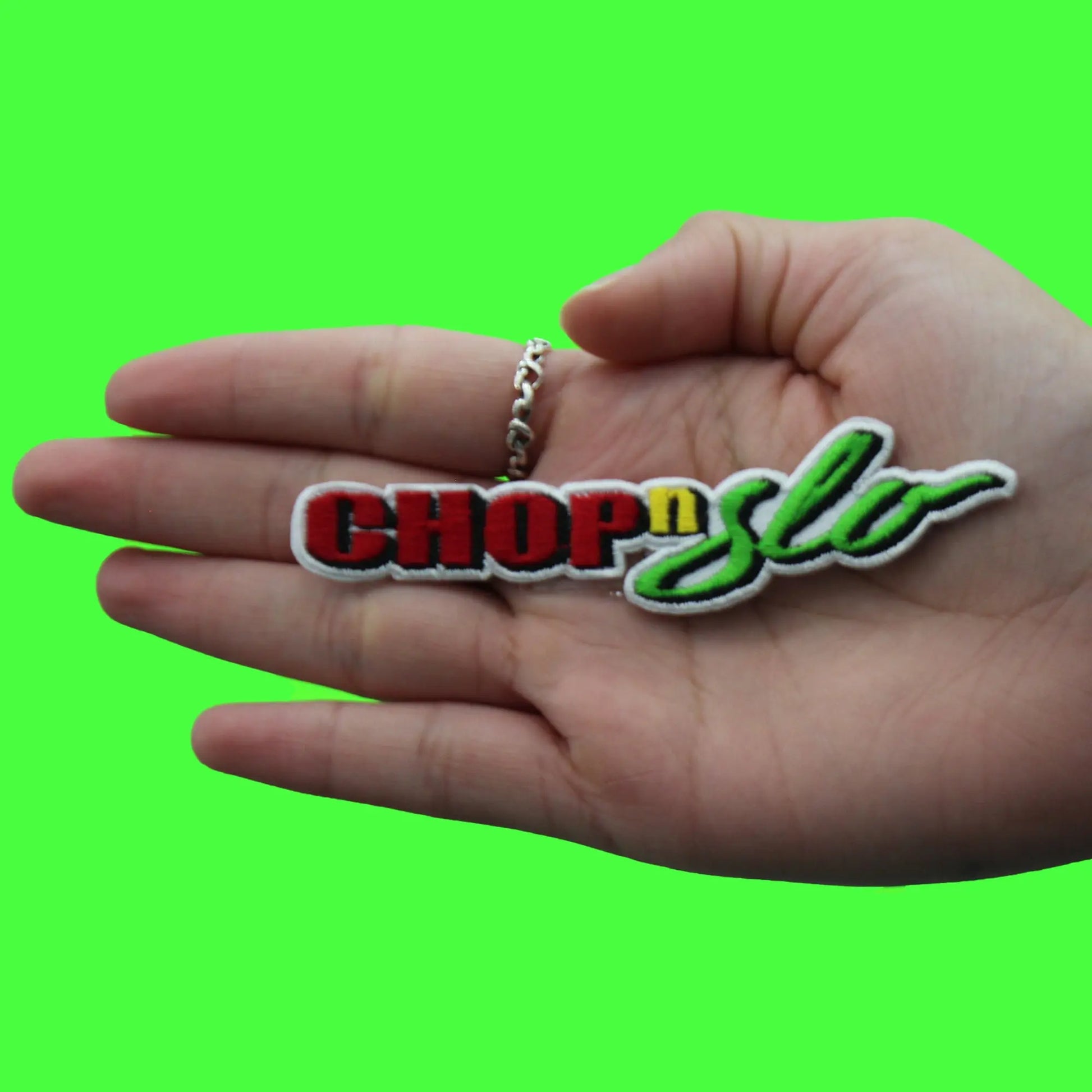 Chop N Slo Patch Houstonian Convenience Store Embroidered Iron On