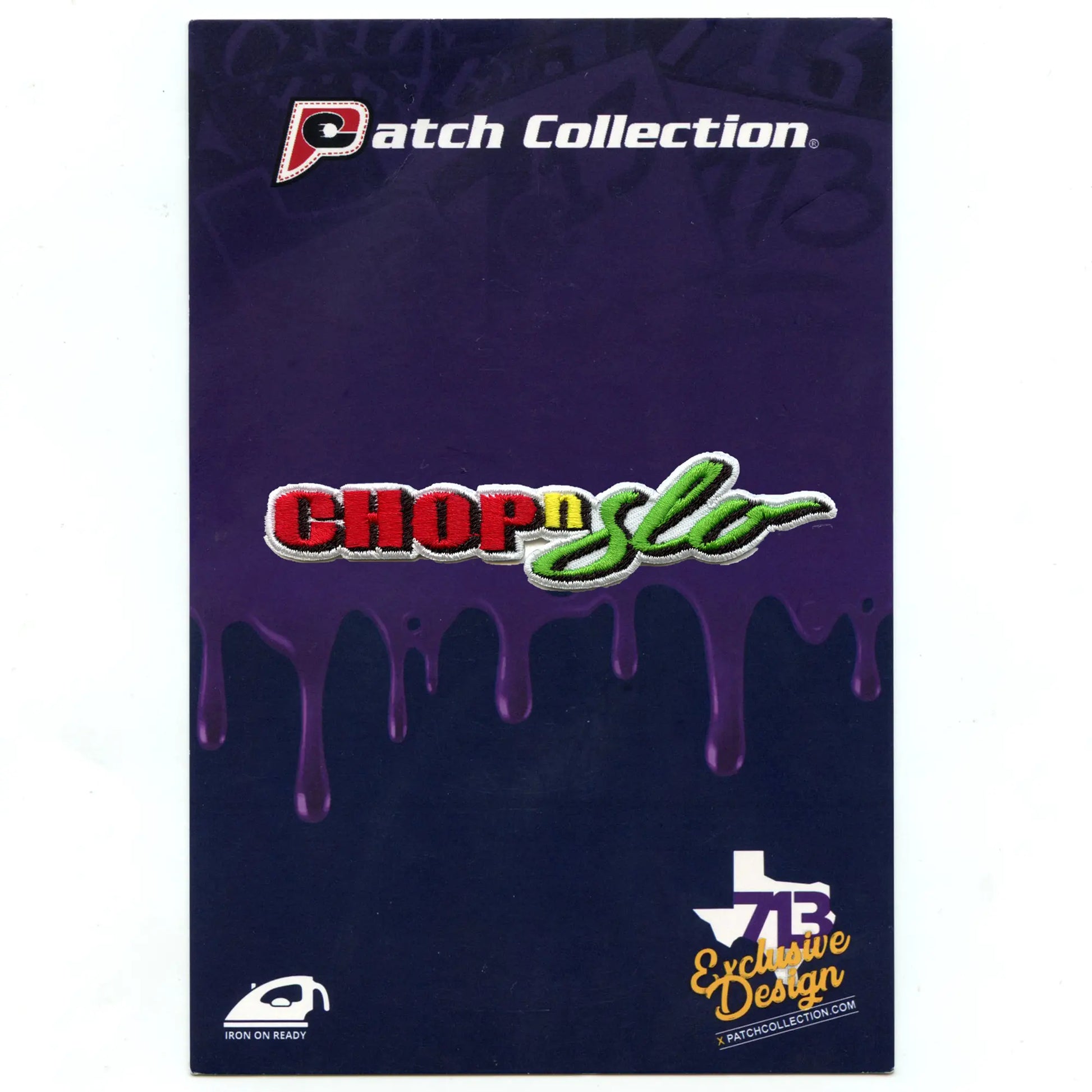 Chop N Slo Patch Houstonian Convenience Store Embroidered Iron On