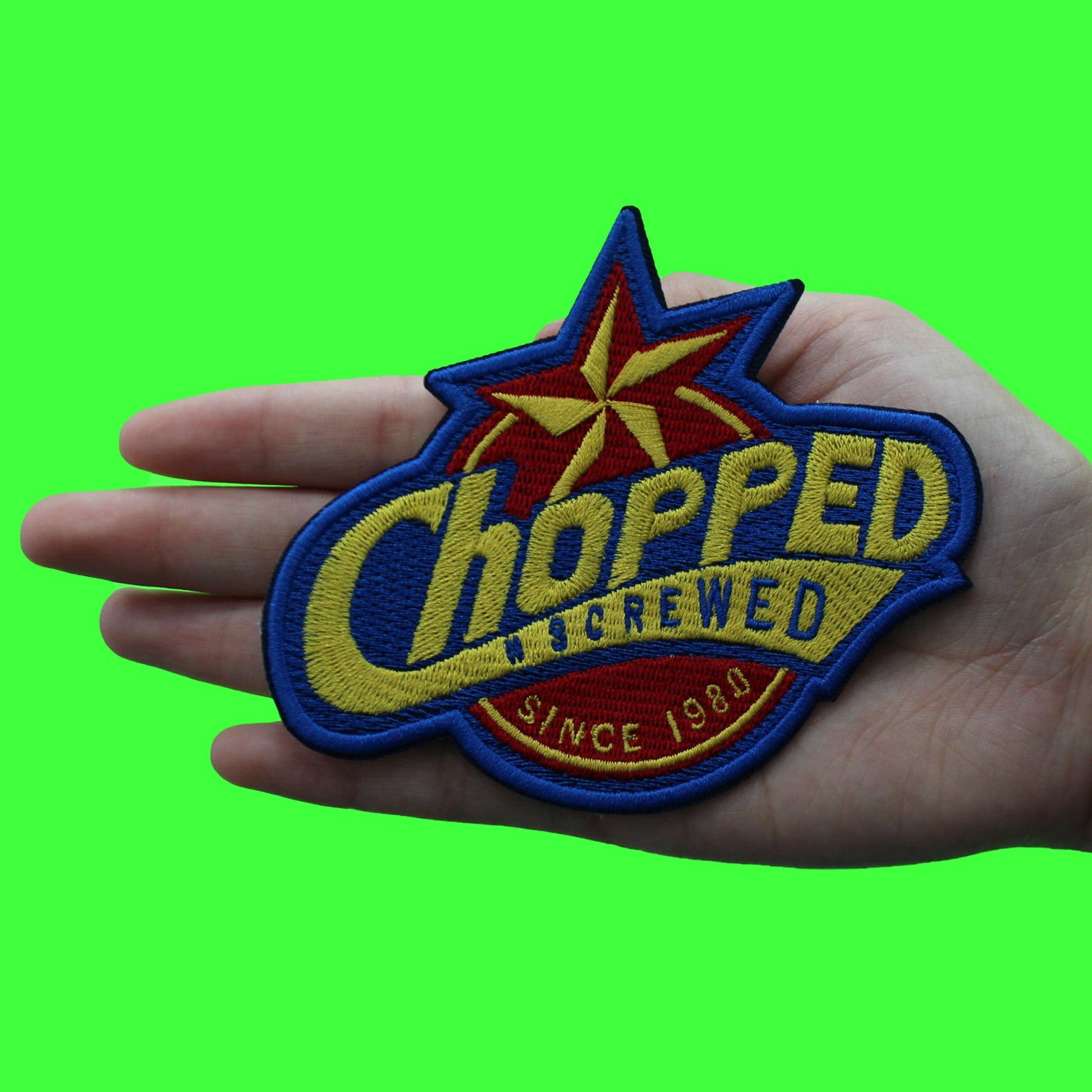 Chopped And Screwed Patch Chicken Houston Parody Embroidered Iron On