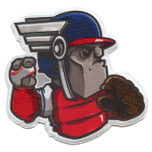 Cleveland Ohio Mascot PhotoPatch Baseball Guard Parody Embroidery Iron On