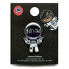 Houston Skyline Astronaut Enamel Lapel Hat Pin