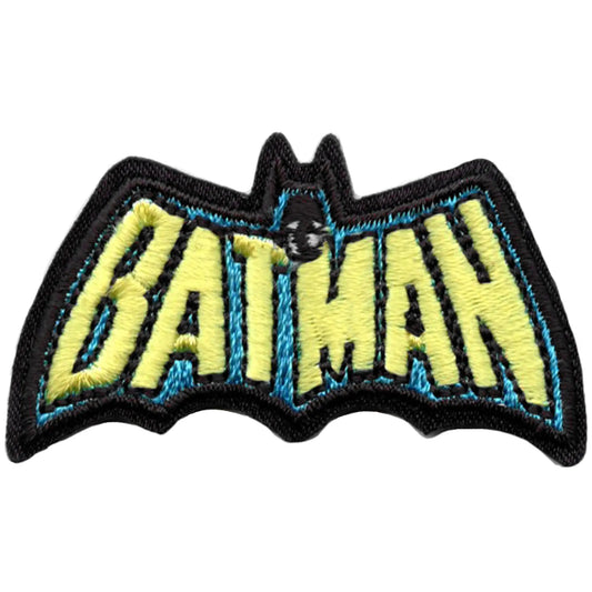 DC Comics Batman Patch Small Bat Logo Embroidered Iron On