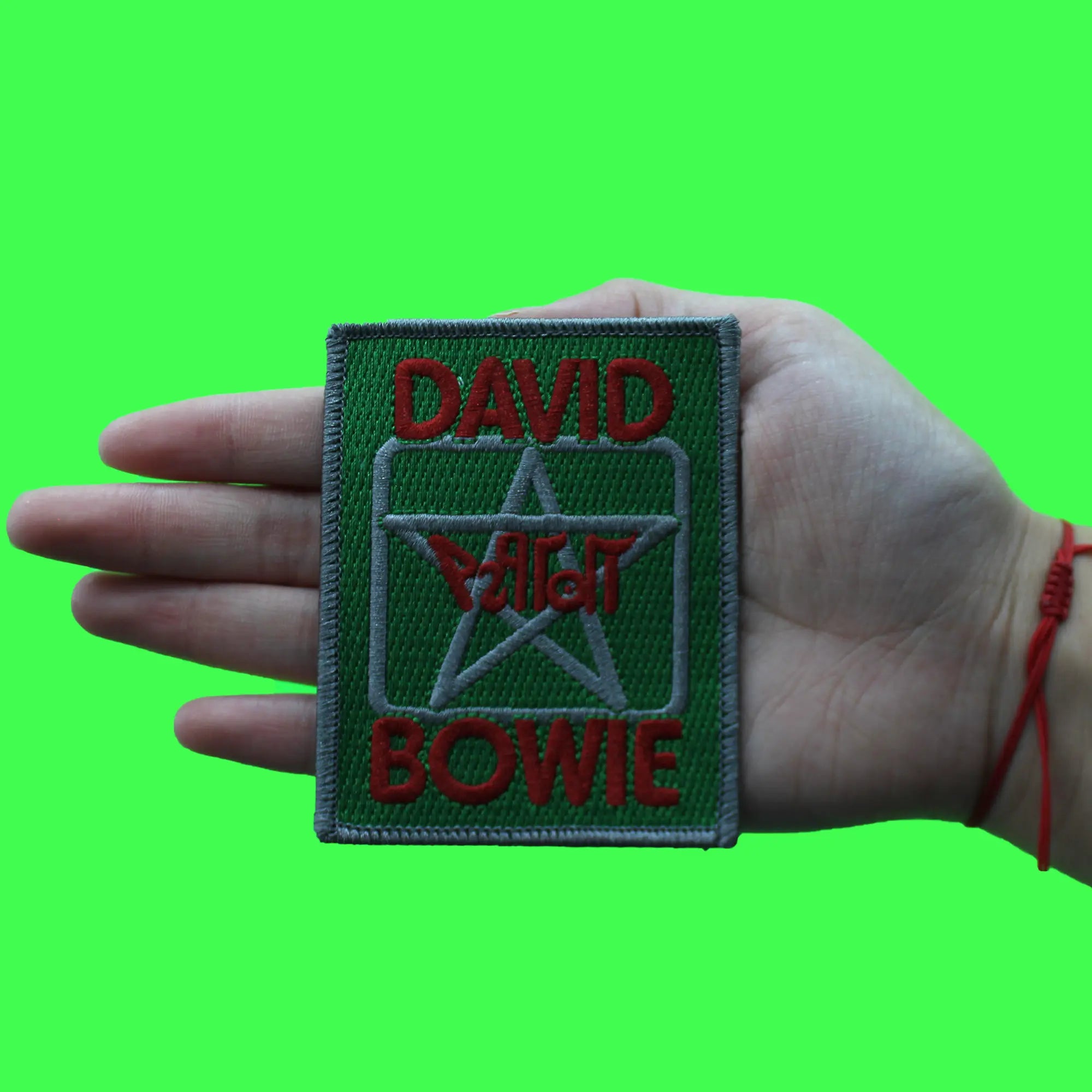 David Bowie Back Stage Pass Patch Pop Rock Rebel Embroidered Iron On