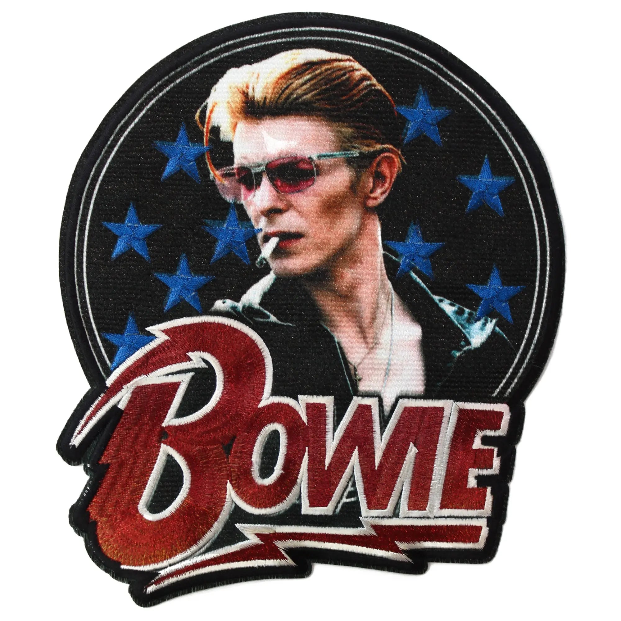 David Bowie Stars Glam Rock Sublimated XL Back Patch Iron On