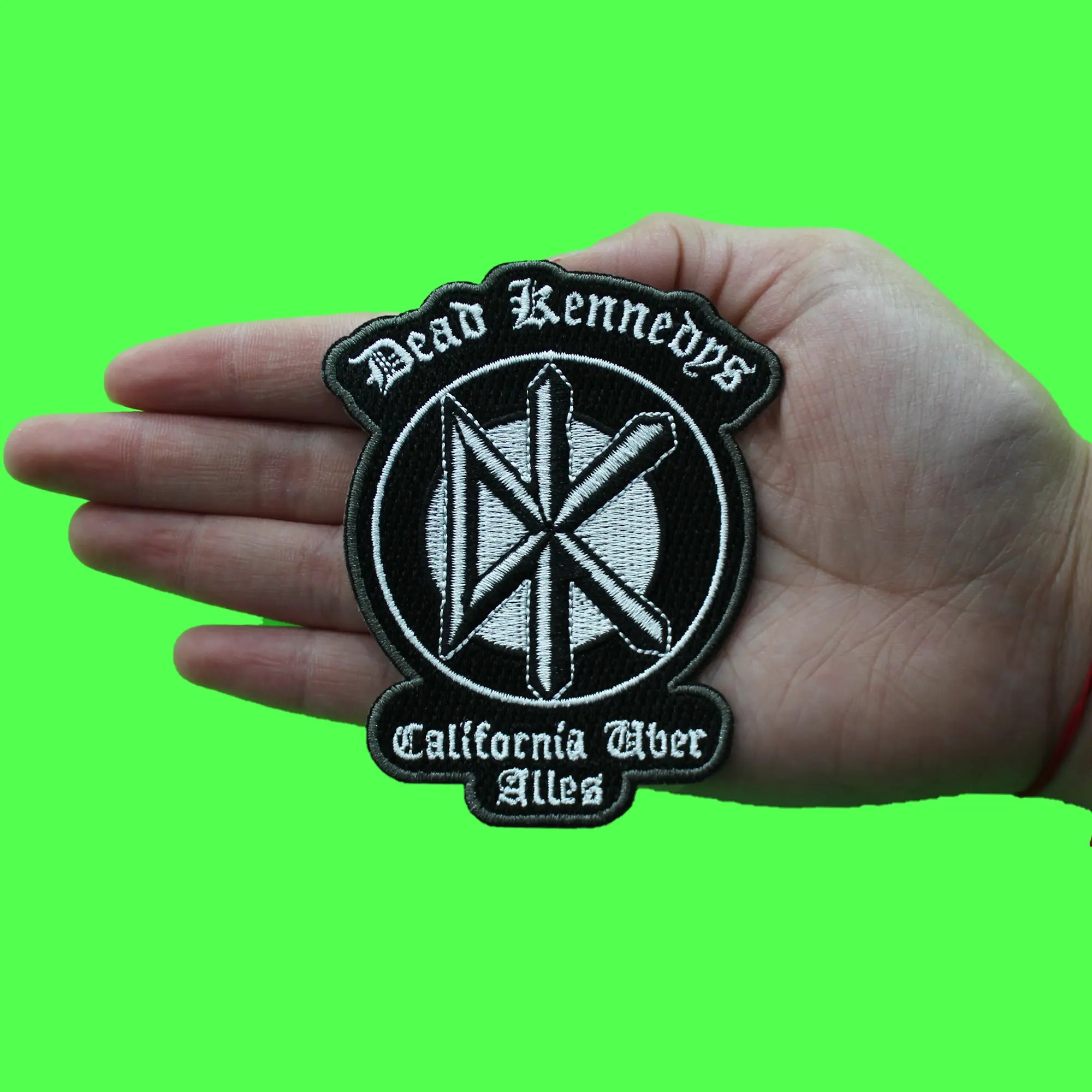 Dead Kennedys California Uber Allies Patch Rock Band Black&White Embroidered Iron On