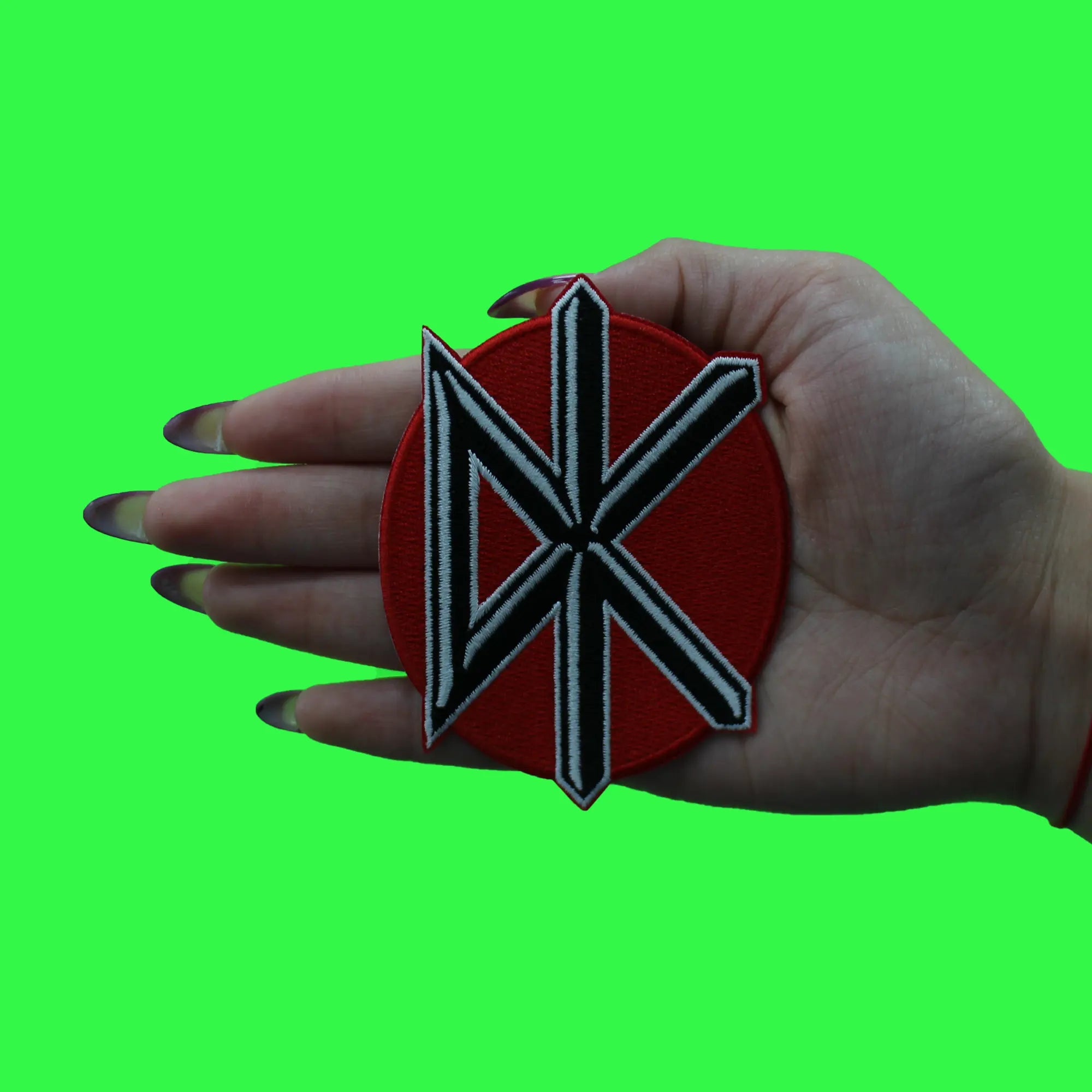 Dead Kennedys Icon Logo Patch Rock Band Punk Embroidered Iron On
