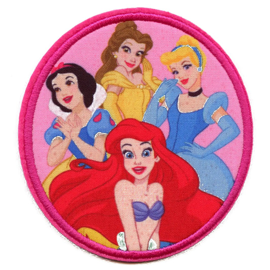 Disney Princess Group Patch Kids Movies Embroidered Iron on