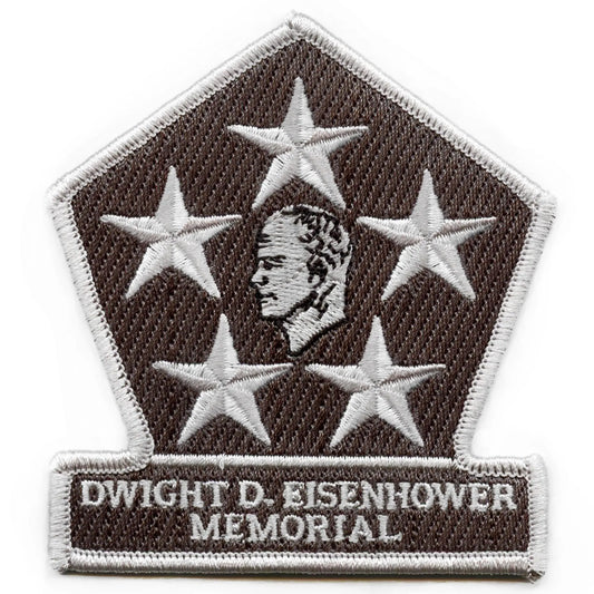 Dwight D. Eisenhower Memorial Patch Patch World War II Travel Embroidered Iron On