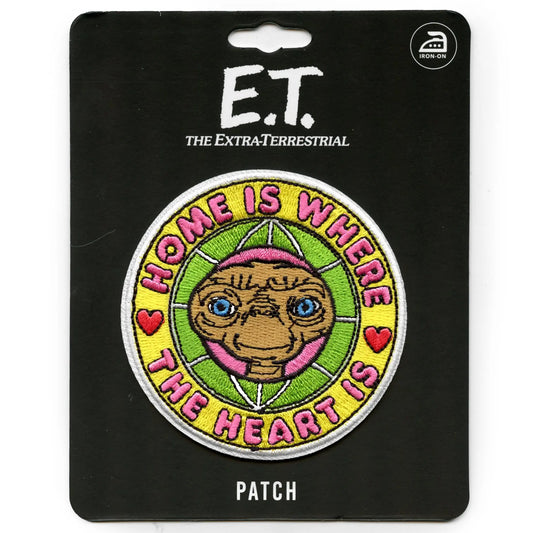 Patch ET Gentle Alien Home is Where The Heart is Brodé à repasser