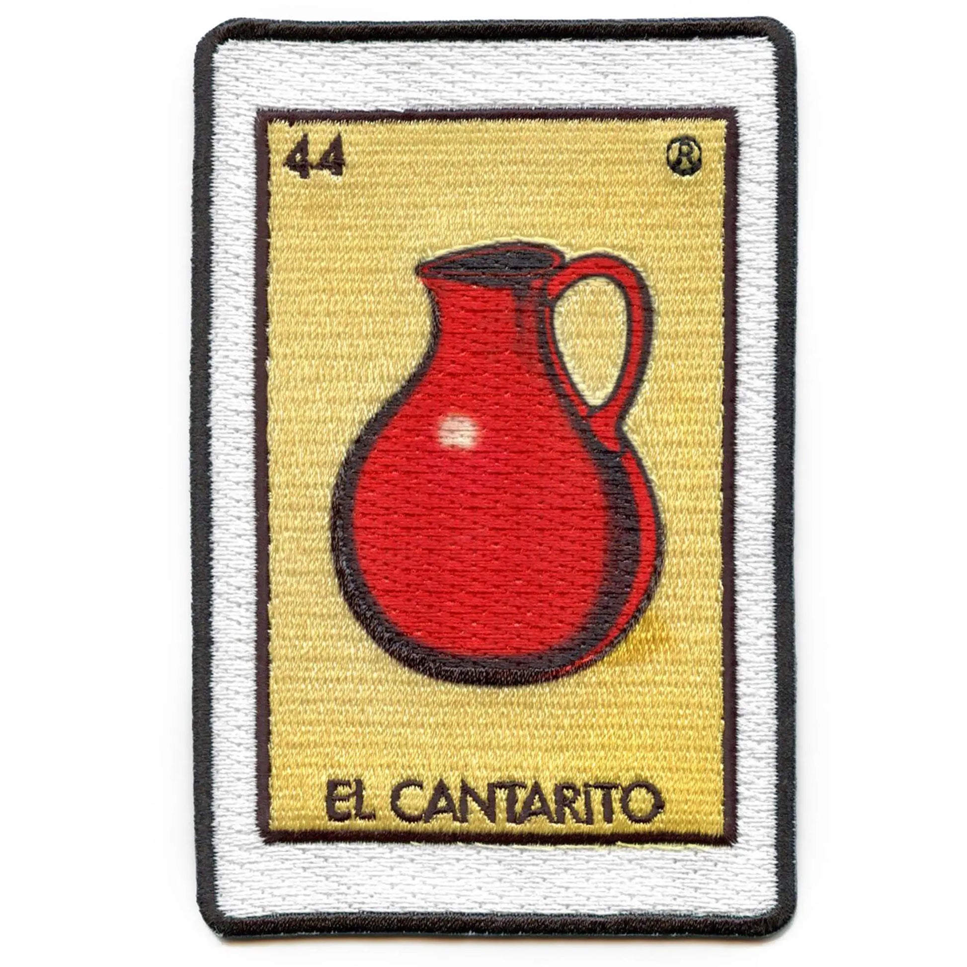 El Cantarito 31 Patch Mexican Loteria Card Sublimated Embroidery Iron On
