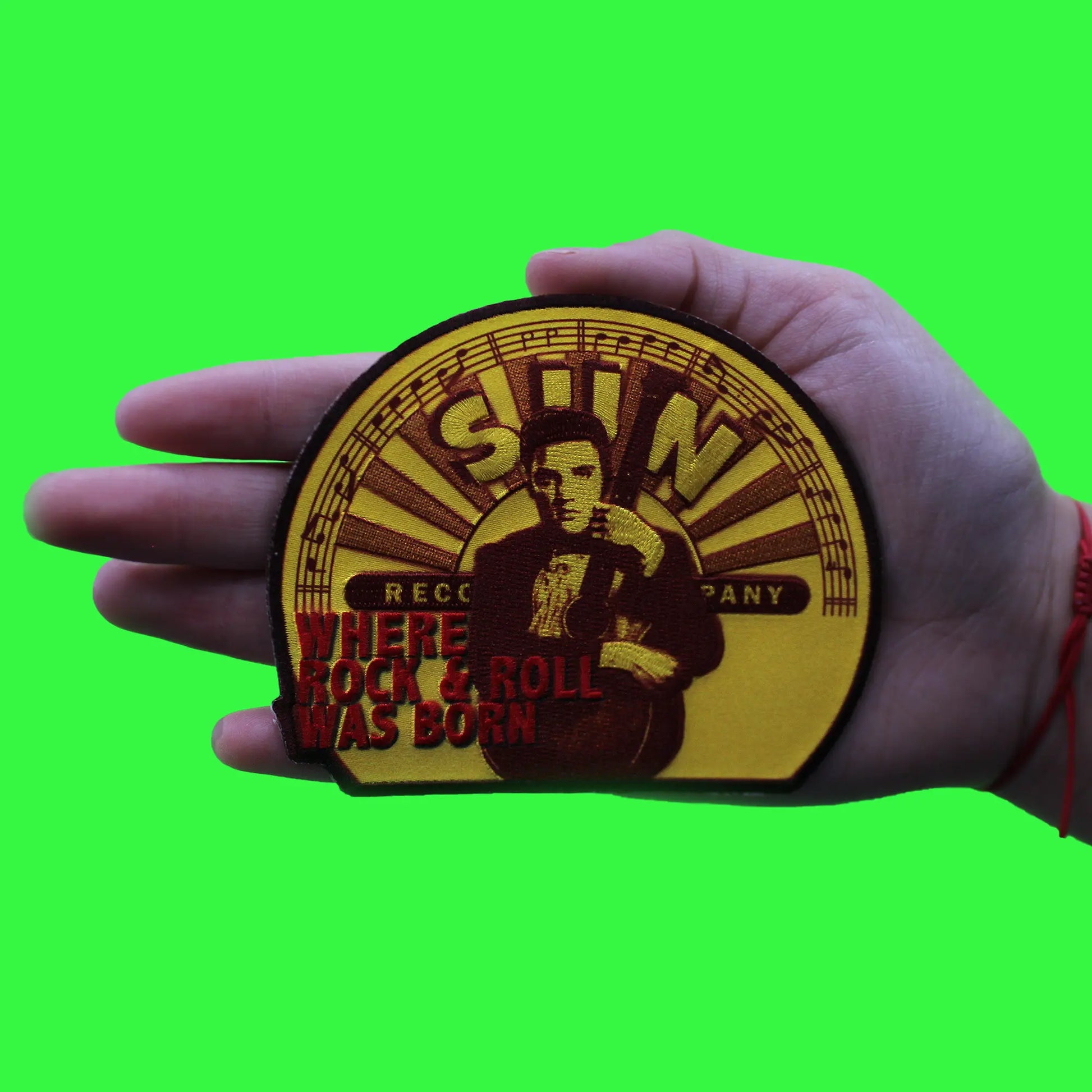 Elvis Presley Where Rock n Roll Was Born Patch Legend Rock King Sublimated Embroidery Iron on