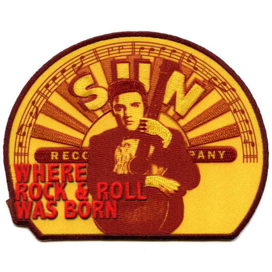 Elvis Presley Where Rock n Roll Was Born Patch Legend Rock King Sublimated Embroidery Iron on