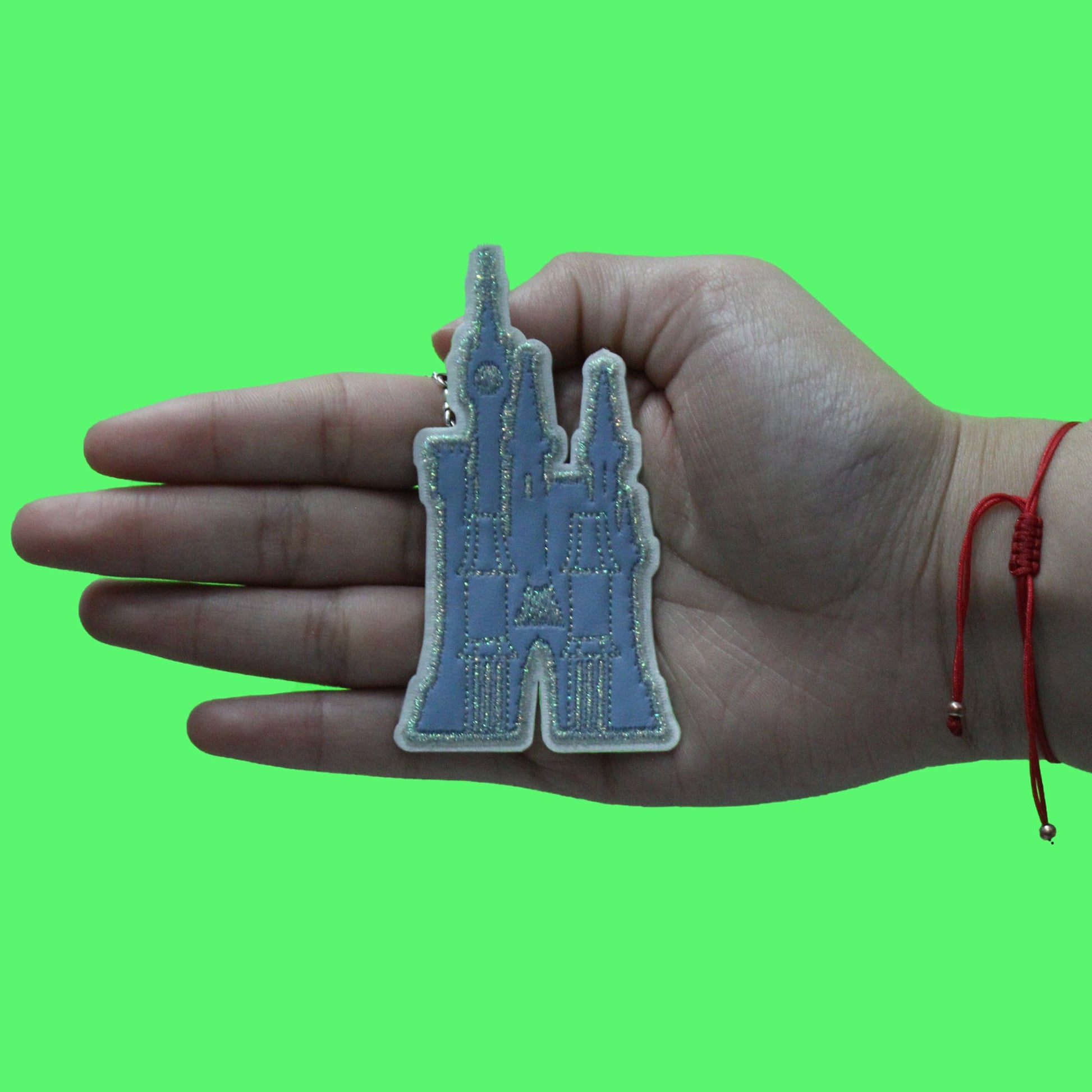 Enchanted Cinderella Castle Patch Magical Iconic Leather Embroidered Iron On