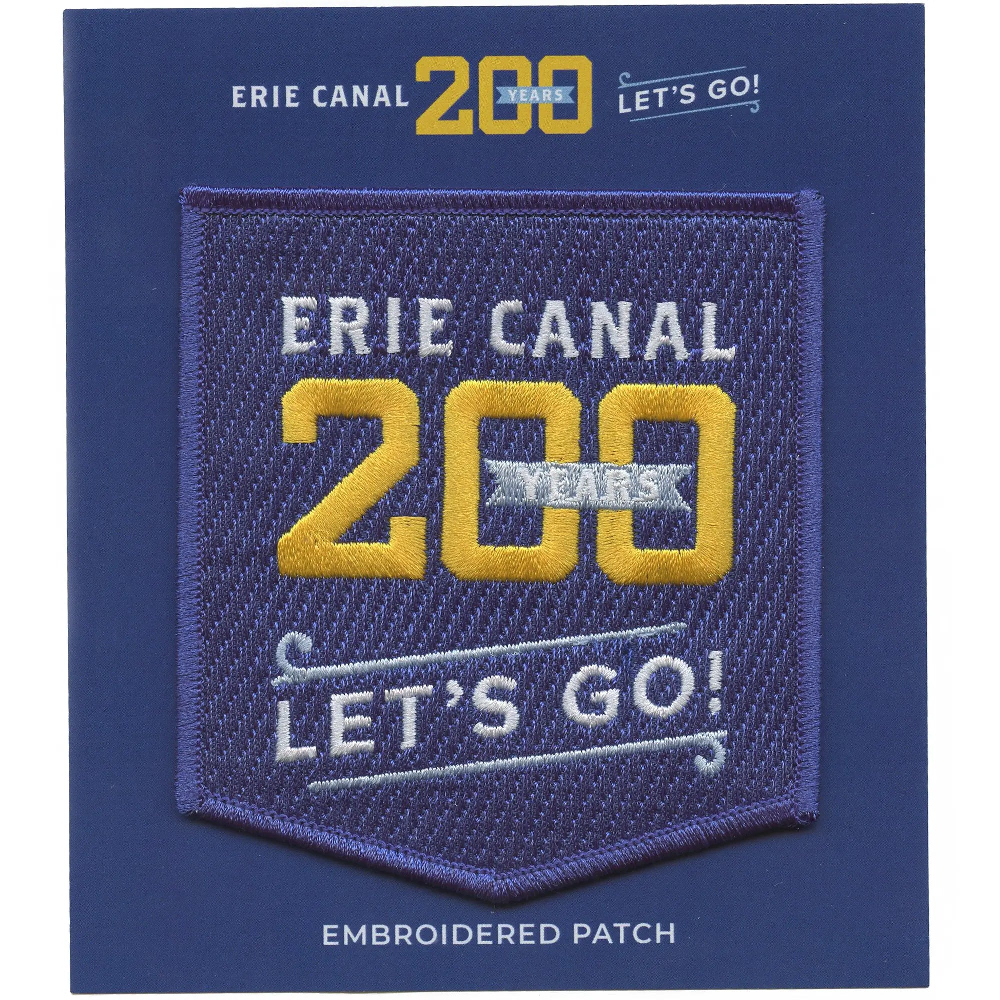 Erie Canal 200 Years National Park Travel Patch Embroidered Iron On Patch