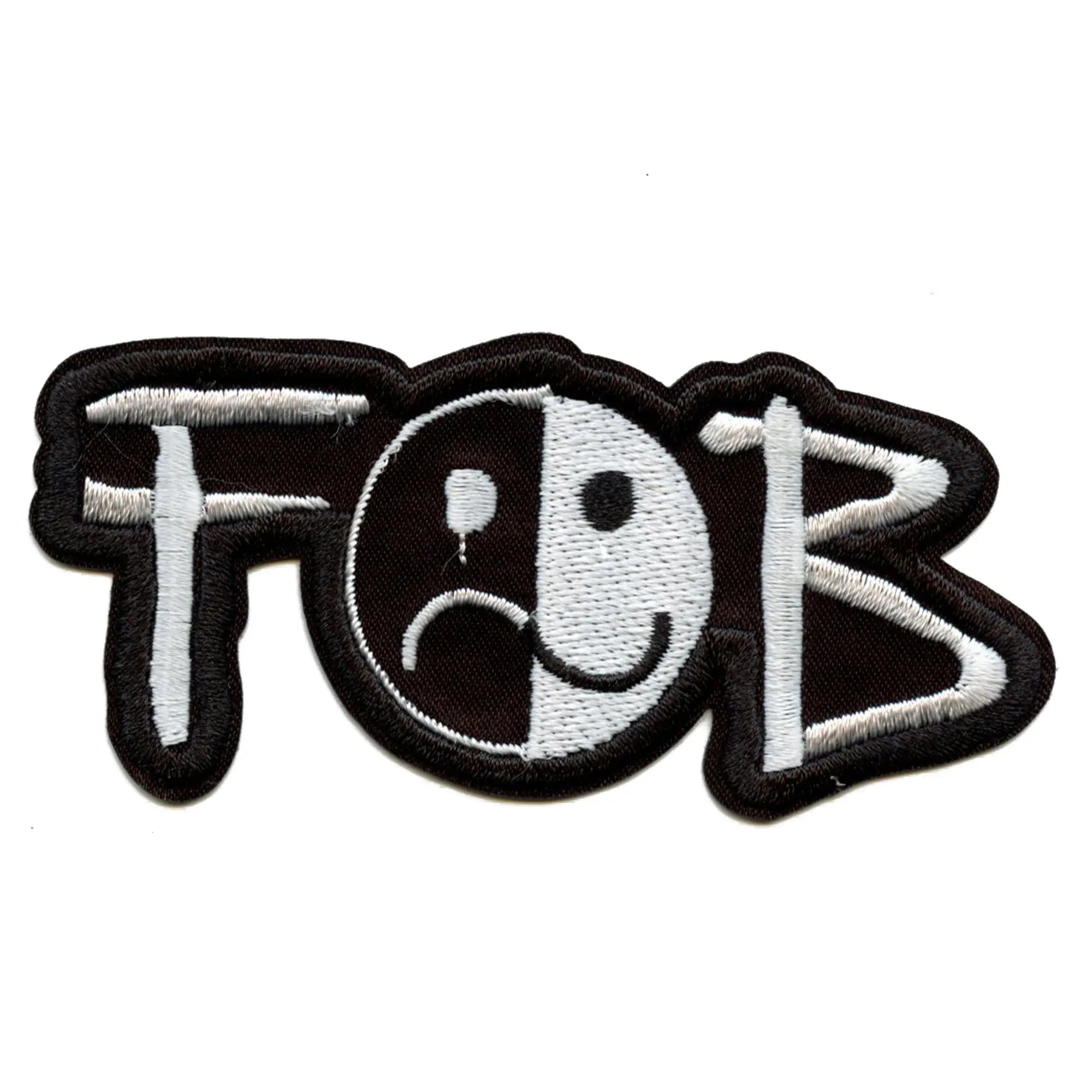 Fall Out Boy Patch FOB Smiley Logo Embroidered Iron On