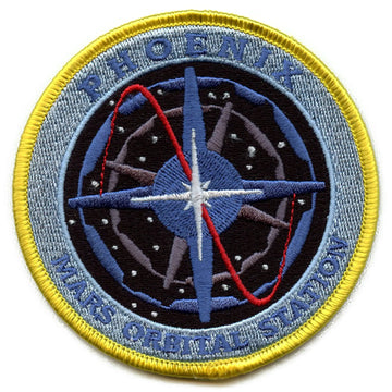 For All Mankind Patch Phoenix Mars Orbital Station Embroidered Iron On