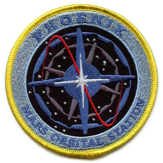 For All Mankind Patch Phoenix Mars Orbital Station Embroidered Iron On