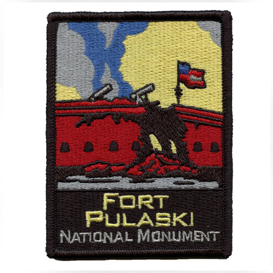 Fort Pulaski National Monument Patch Savannah Georgia Travel Embroidered Iron On