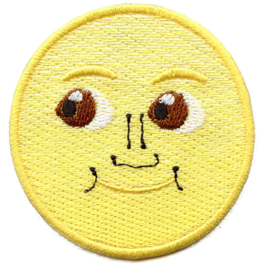 Full Moon Emoji Patch Face Phases Night Embroidered Iron On