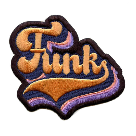 Funk Script Music Genre Patch Fan Instrumental Embroidered Iron On