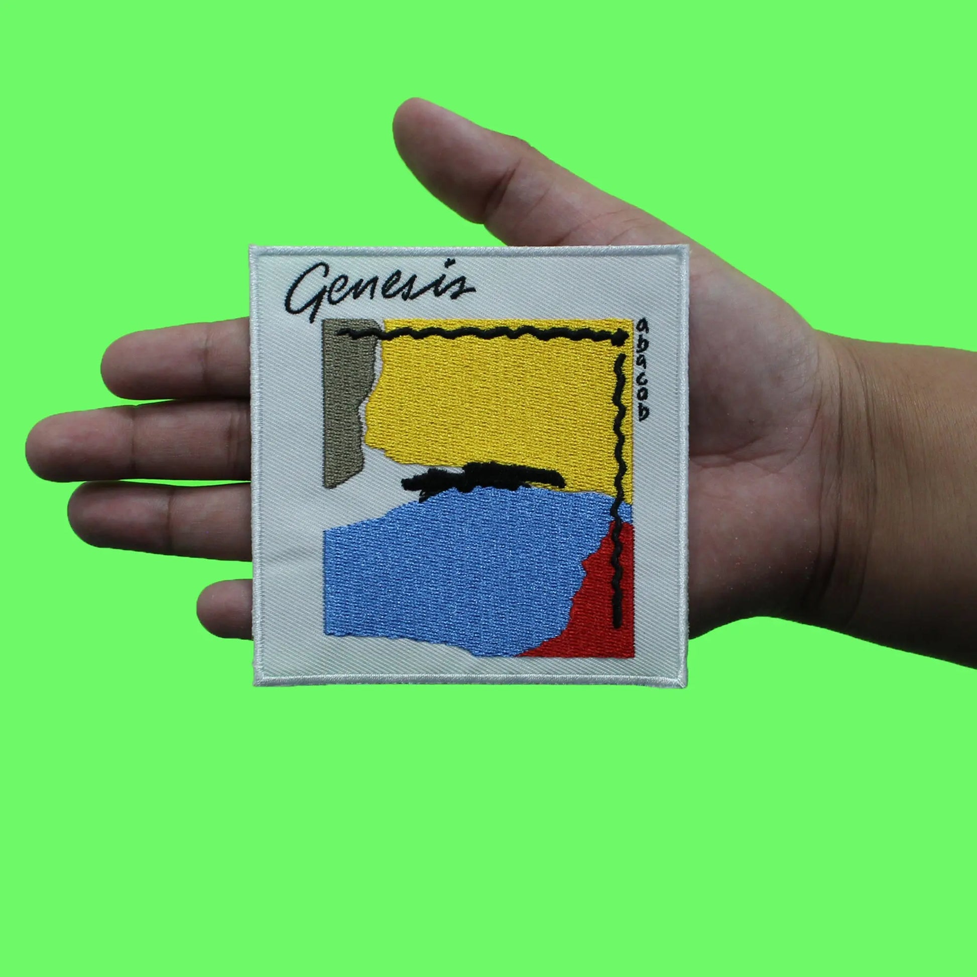 Genesis Abacab Album Cover Patch Rock Band Sublimated Iron On