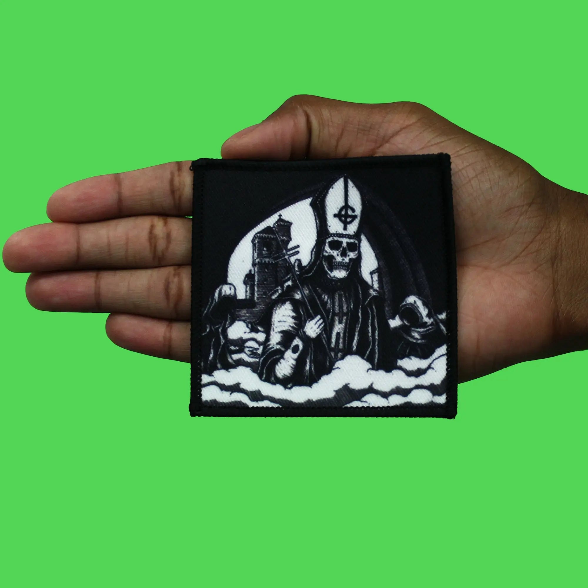 Ghost Rock Band Patch Papa Emeritus Secular Haze Walk Sublimated Embroidery Iron On