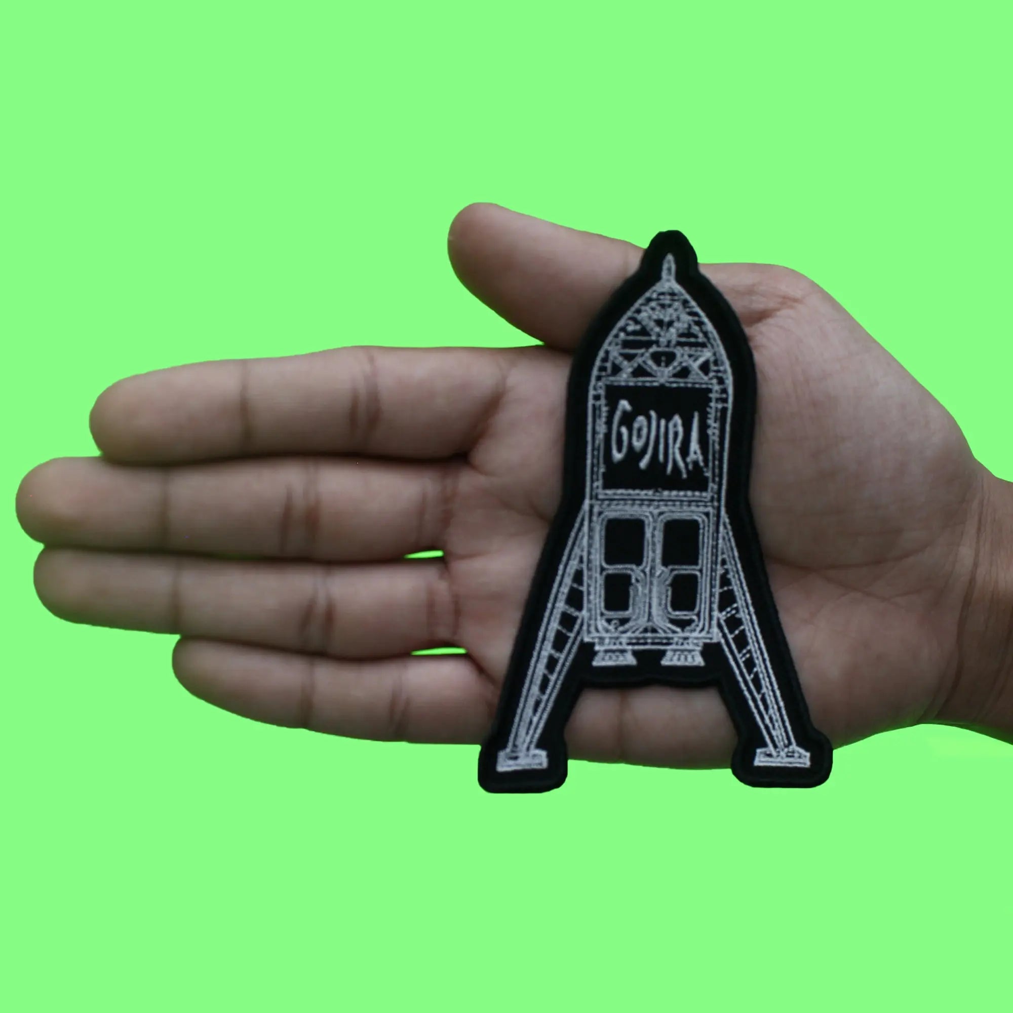 Gojira Rock Music Patch Band Space Shuttle Embroidered Iron On
