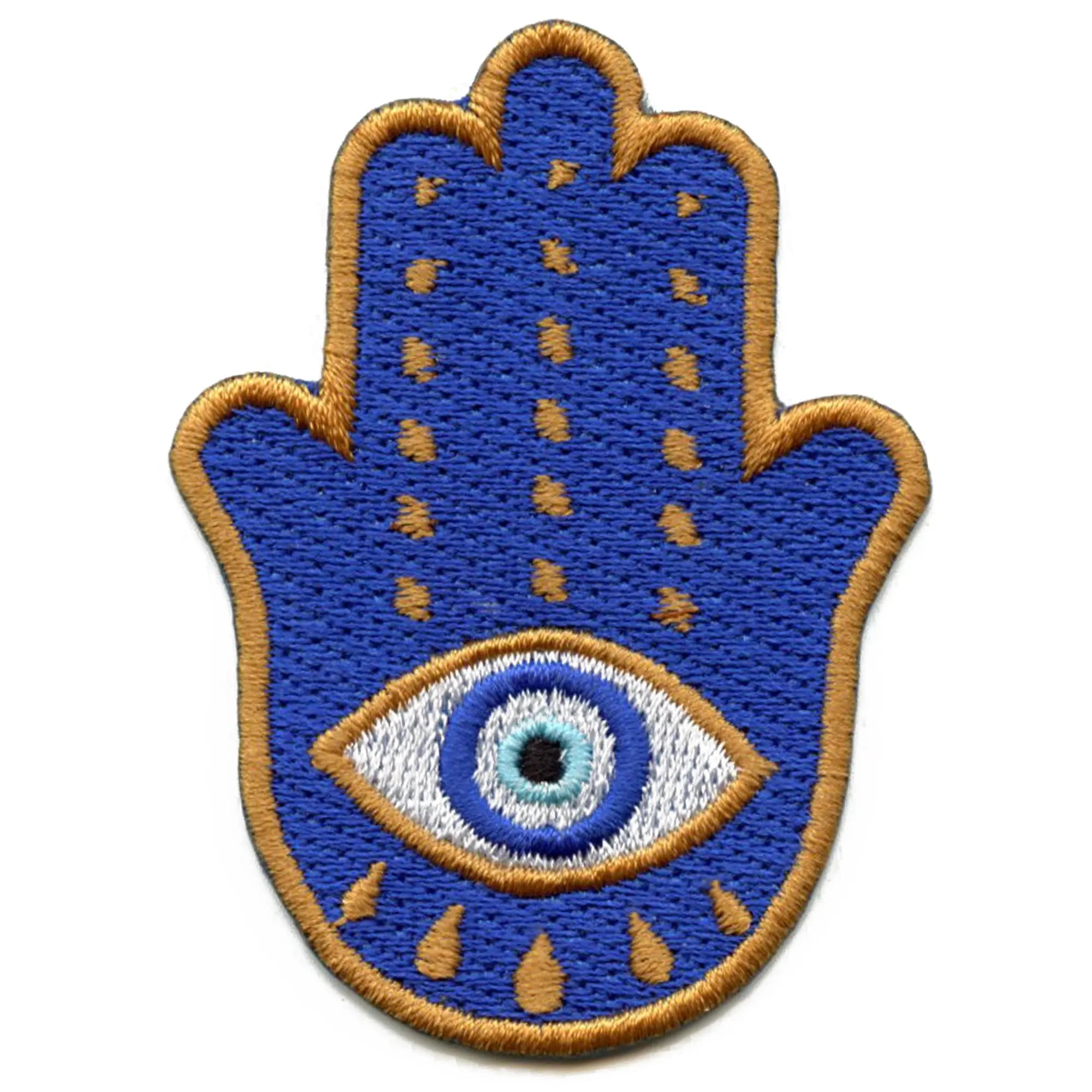 Iron on Patch - Hamsa Lucky Hand