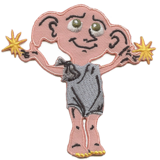 Harry Potter Movie Patch Dobby Is Free Embroidered Iron On