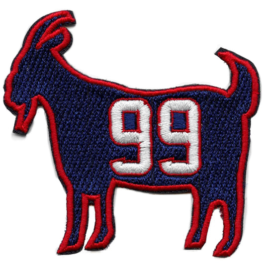 Houston Goat #99 Patch Football Sport Texas Embroidered Iron On