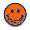 Houston Smiley Enamel Pin