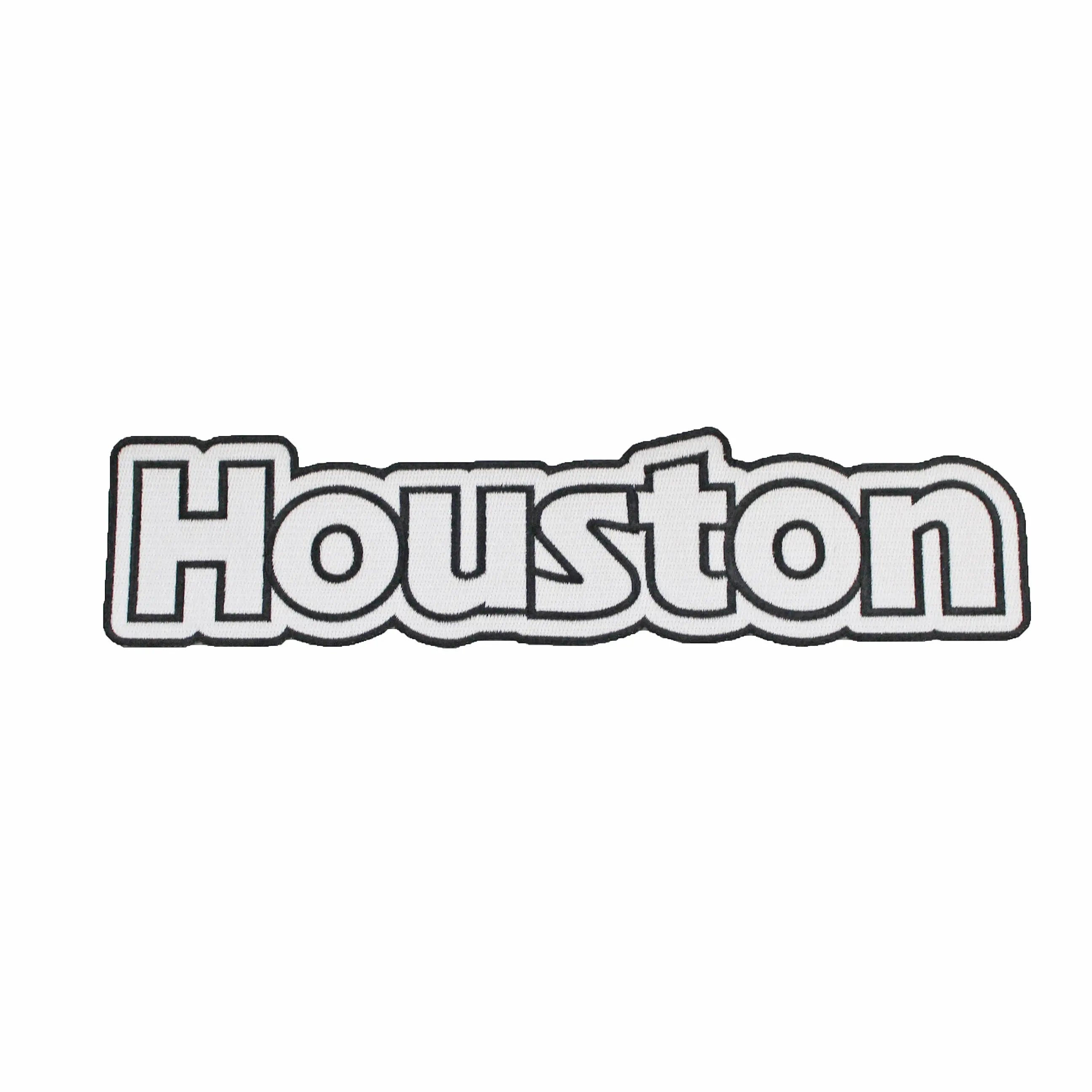 Houston White DIY Tie Dye Patch Large Blank Canvas Embroidered