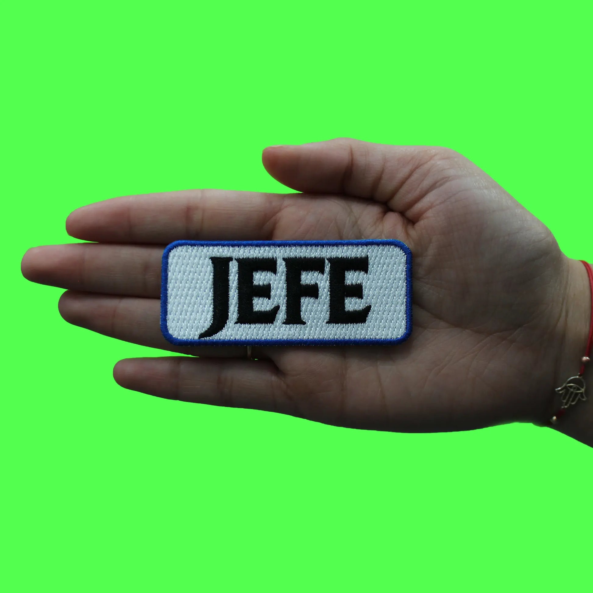 JEFE Blue Tag Patch Mexican Dad Boss Embroidered Iron On