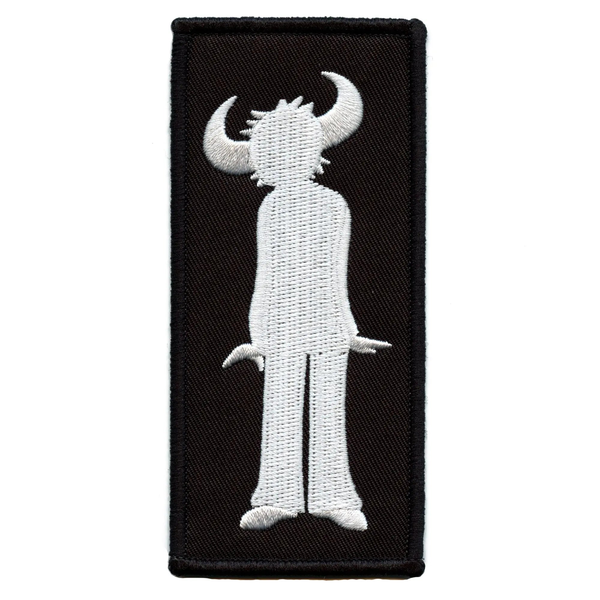 Jamiroquai Silhouette Horn Patch Alternative Rock Band Embroidered Iron On